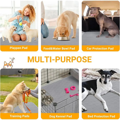 Reusable Waterproof Dog Pee Pad – Absorbent Training Mat
