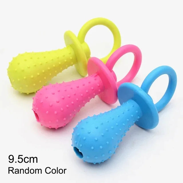 Small Dog Rubber Chew Toy – Teeth Cleaning & Training