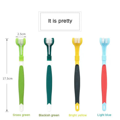 3-Sided Pet Toothbrush – Dog & Cat Dental Care