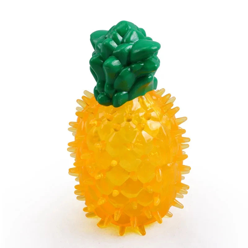 Cooling Fruit Chew Toy for Dogs & Cats – Watermelon, Pineapple, Lemon