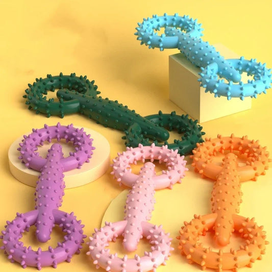 Dog Pull Ring Toy – Interactive Chew & Tug