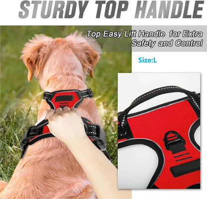 No-Pull Dog Harness – Heavy Duty with Front Clip