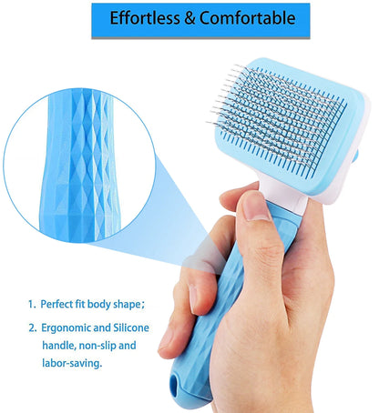 Long-Hair Pet Hair Remover Brush – Dog & Cat Grooming