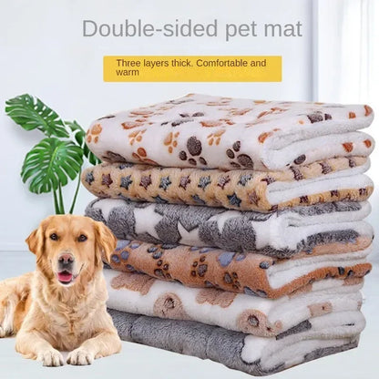 Double-Sided Plush Pet Mat – Cozy Bed & Blanket