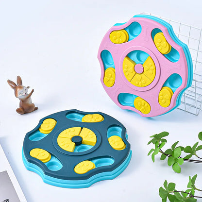Interactive Dog & Cat Puzzle Feeder – Slow Eating Toy