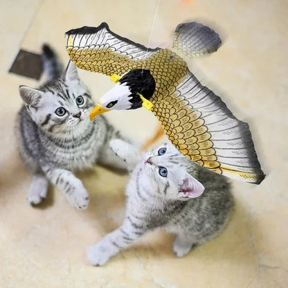Electric Simulation Bird Cat Toy – Interactive Flying Eagle