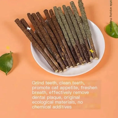 6-Pack Natural Cat Sticks – Mint & Silver Vine