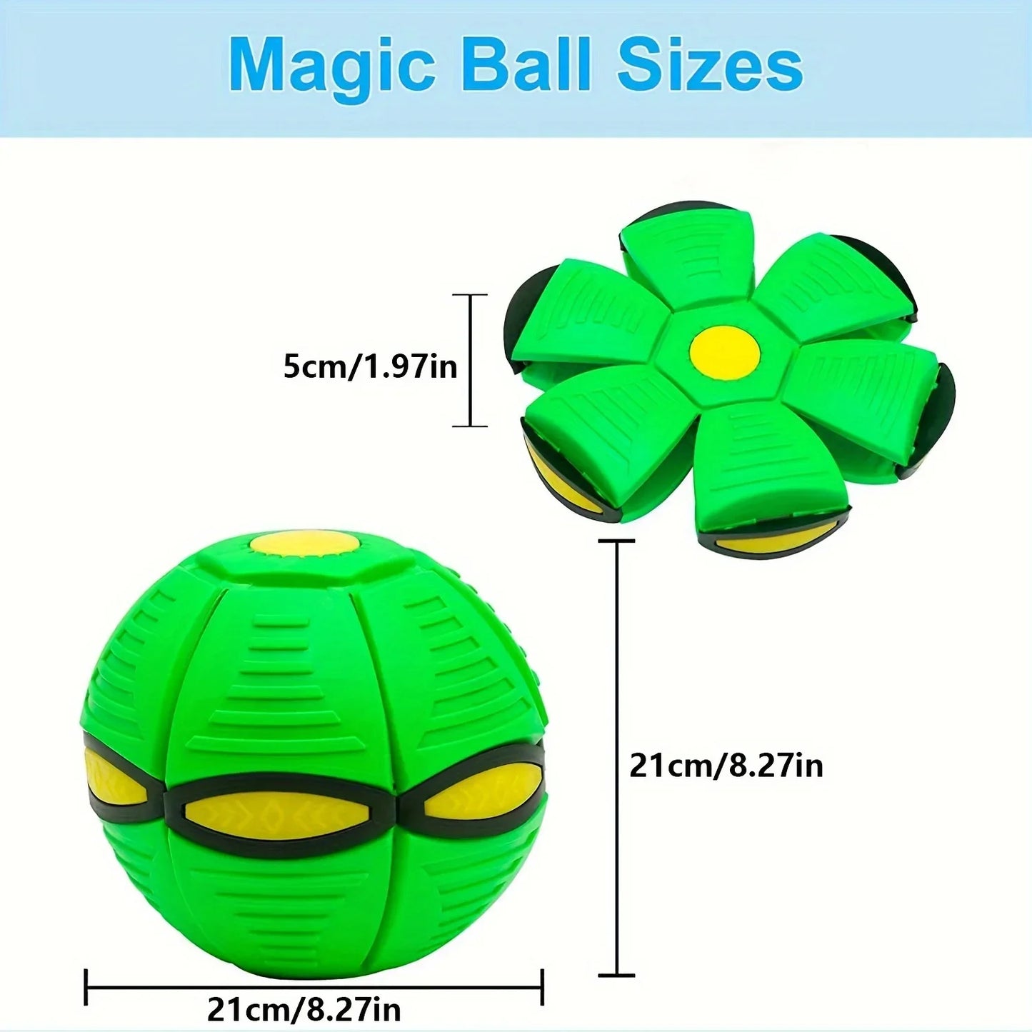 Flying Saucer Bouncing Dog Ball – Durable Outdoor Toy