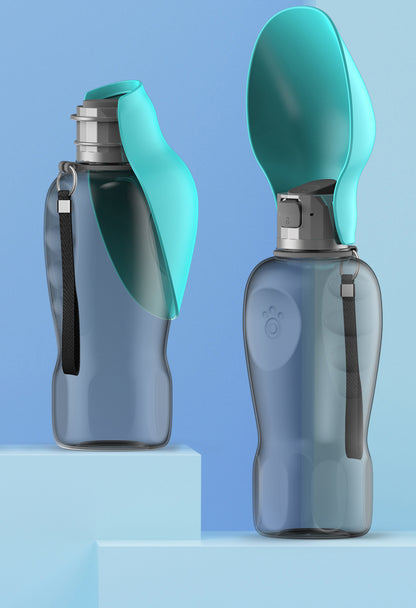 800ml Portable Dog Water Bottle – Travel Feeder