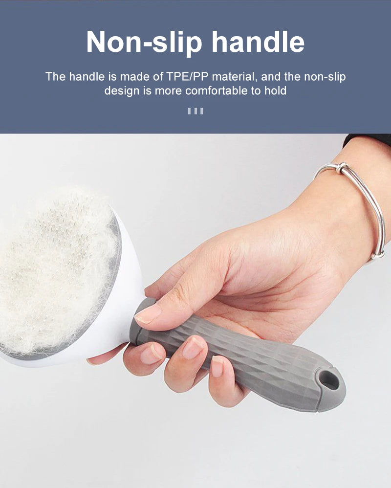 Long-Hair Pet Hair Remover Brush – Dog & Cat Grooming