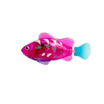 LED Robot Fish Cat Toy – Interactive Swimming Light-Up