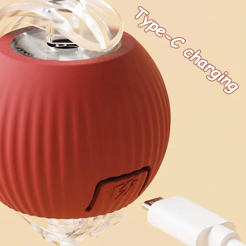 Smart Electric Rolling Dog & Cat Ball – Rechargeable Plush Mouse Toy