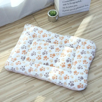 Double-Sided Plush Pet Mat – Cozy Bed & Blanket