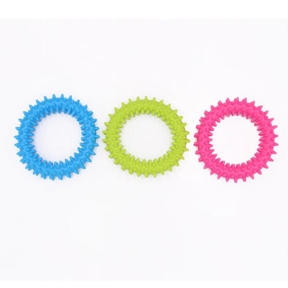 Small Dog Rubber Chew Toy – Teeth Cleaning & Training