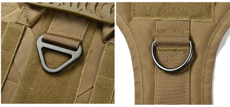 Tactical Dog Harness & Leash Set – Military Style