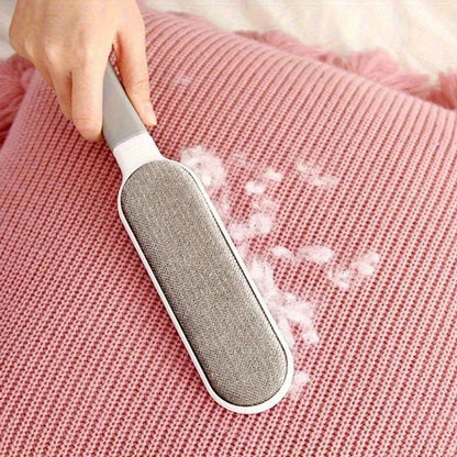 Double-Sided Pet Hair Remover Brush – Electrostatic Lint Cleaner