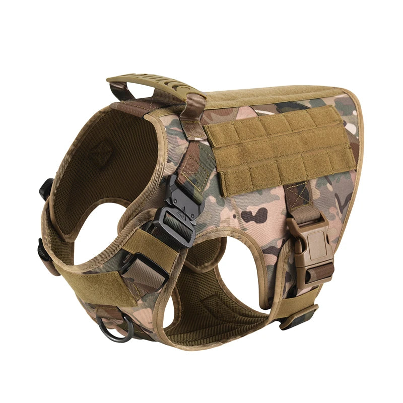 Tactical Dog Harness & Leash Set – Military Style