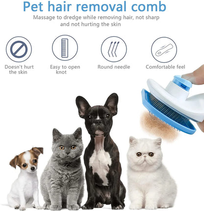 Long-Hair Pet Hair Remover Brush – Dog & Cat Grooming