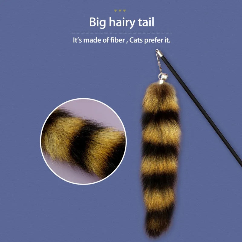 Feather Cat Teaser Wand – Fox Hair Replacement Head