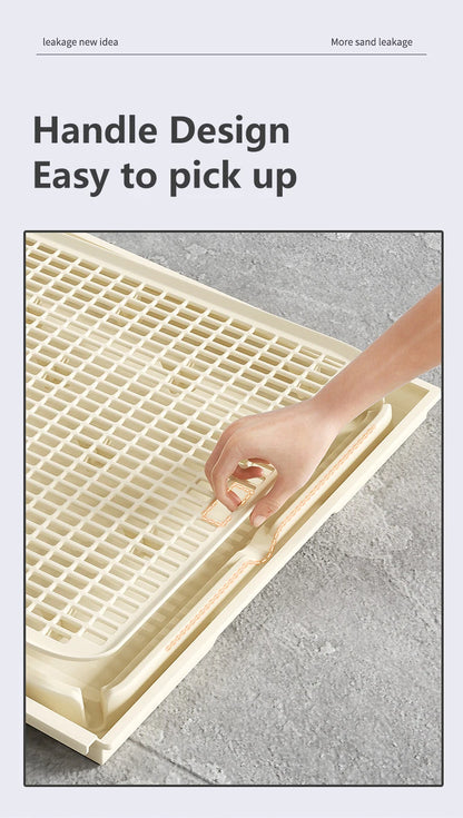 Waterproof Double-Layer Cat Litter Mat – Non-Slip & Easy Clean
