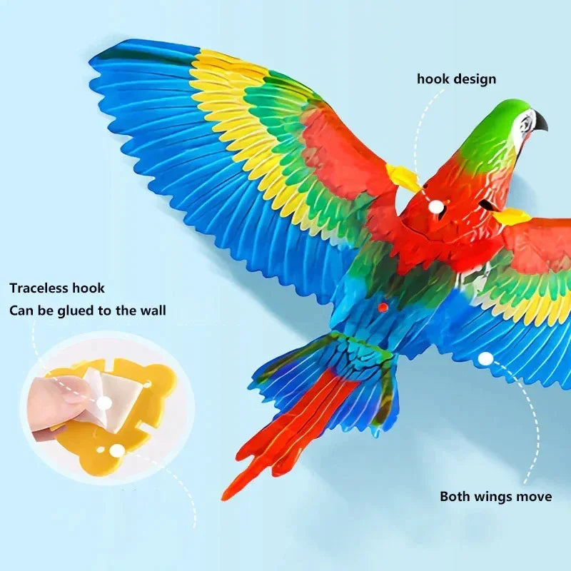 Electric Simulation Bird Cat Toy – Interactive Flying Eagle