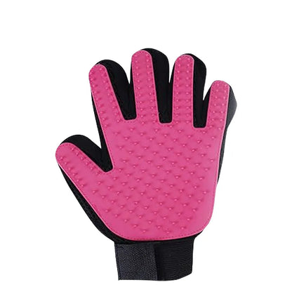 Pet Grooming Glove – Hair Remover & Massage Brush (6 Colors