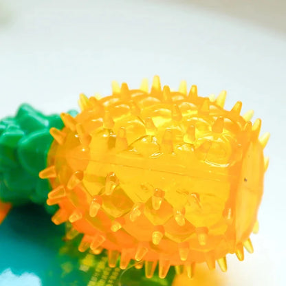 Cooling Fruit Chew Toy for Dogs & Cats – Watermelon, Pineapple, Lemon
