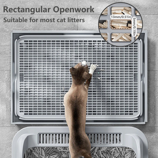 Waterproof Double-Layer Cat Litter Mat – Non-Slip & Easy Clean