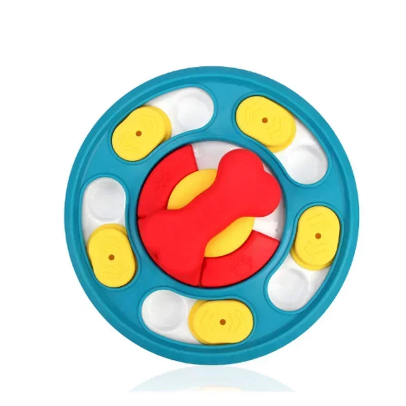 Interactive Dog & Cat Puzzle Feeder – Slow Eating Toy