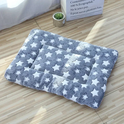 Double-Sided Plush Pet Mat – Cozy Bed & Blanket