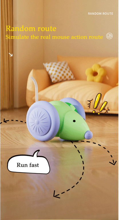 Rechargeable Electric Mouse Toy – Interactive Cat Teaser