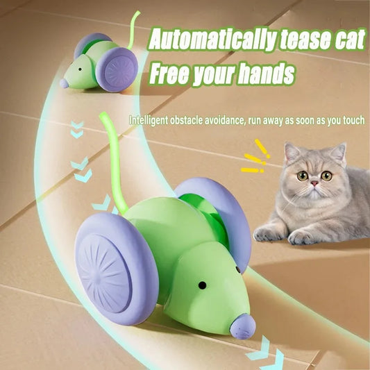 Rechargeable Electric Mouse Toy – Interactive Cat Teaser