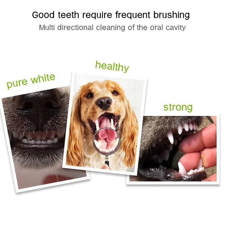 3-Sided Pet Toothbrush – Dog & Cat Dental Care