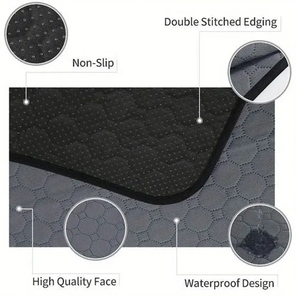 Reusable Waterproof Dog Pee Pad – Absorbent Training Mat