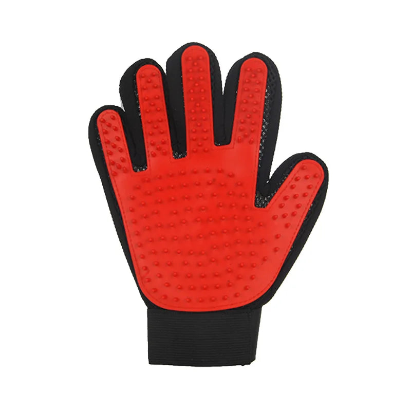 Pet Grooming Glove – Hair Remover & Massage Brush (6 Colors