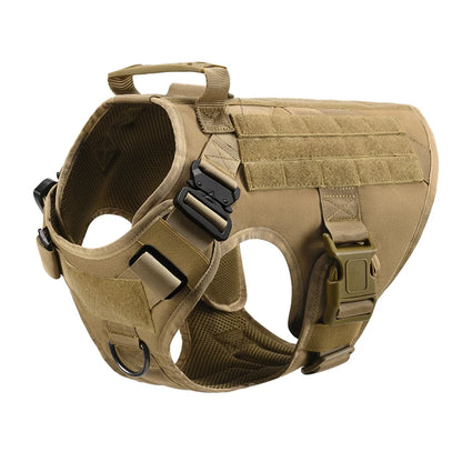 Tactical Dog Harness & Leash Set – Military Style