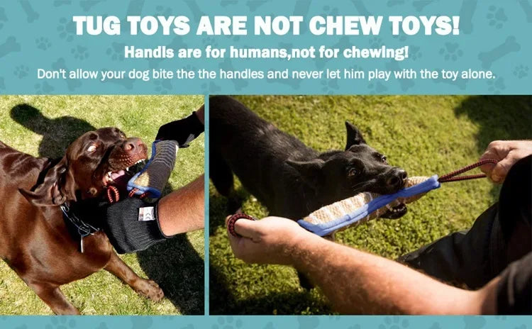 Coarse Jute Dog Chew Stick – Molar & Training Toy
