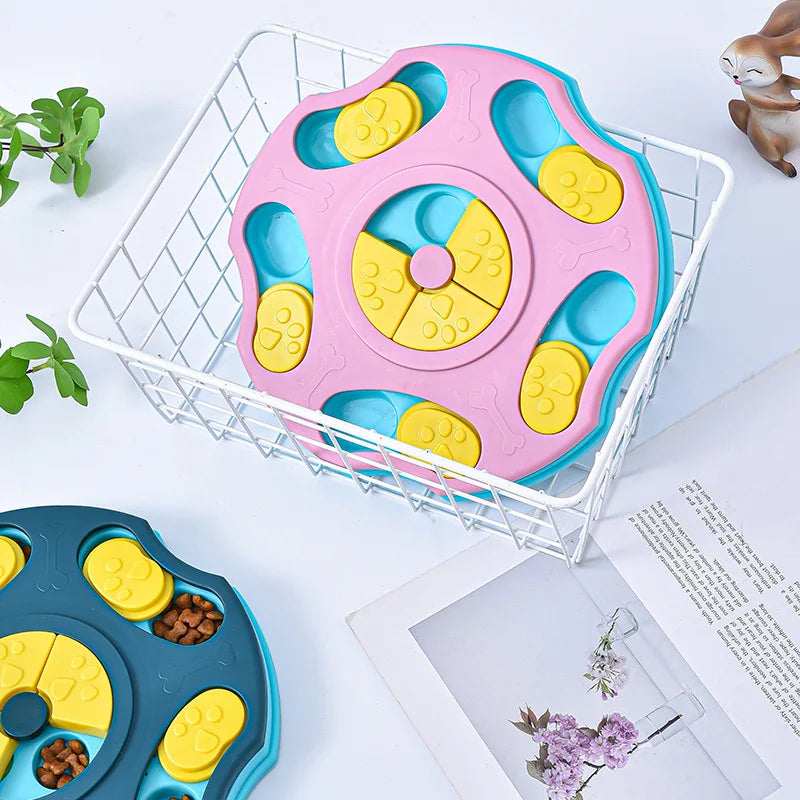 Interactive Dog & Cat Puzzle Feeder – Slow Eating Toy