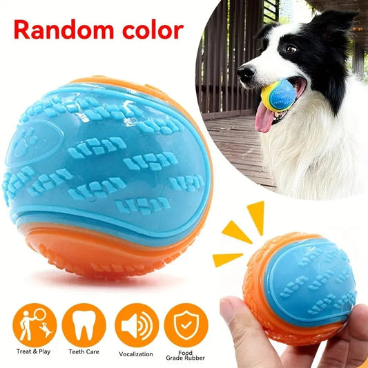 Durable Crew Ball Dog Toy – Interactive Chew & Teeth Grinder