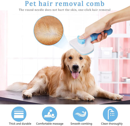 Long-Hair Pet Hair Remover Brush – Dog & Cat Grooming