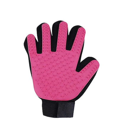 Pet Grooming Glove – Hair Remover & Massage Brush (6 Colors