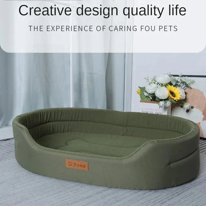 Fluffy Dog & Cat Bed – Sofa Cushion for Small to Large Pets