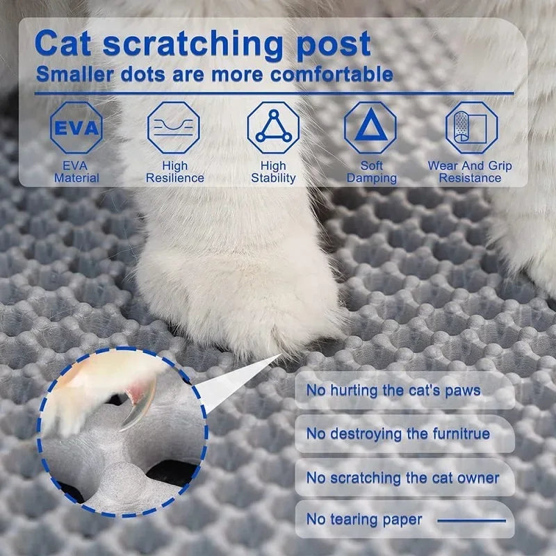 Waterproof Double-Layer Cat Litter Mat – Non-Slip
