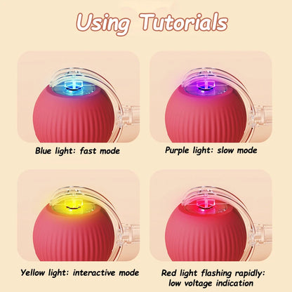 Automatic Rolling Cat & Dog Ball Toy – Rechargeable Smart Mouse