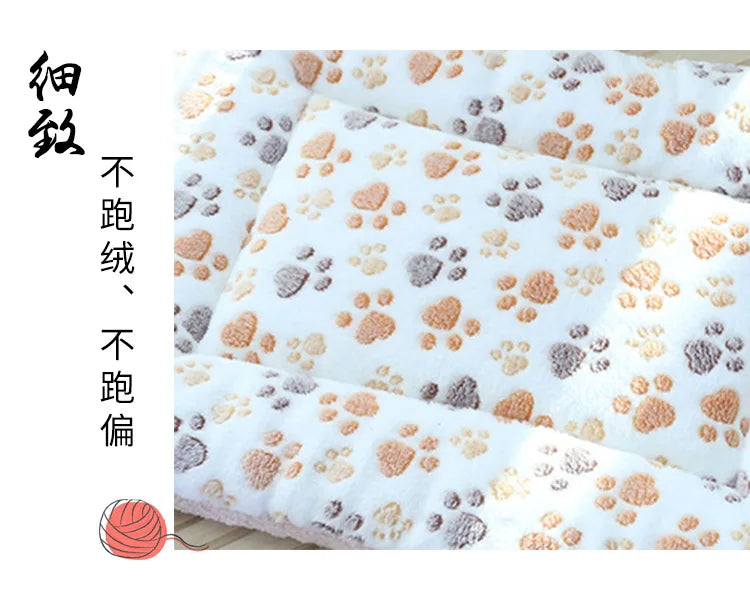 Double-Sided Plush Pet Mat – Cozy Bed & Blanket
