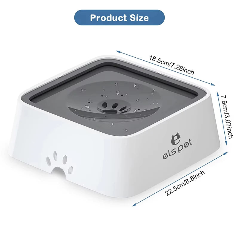 Anti-Spill Pet Water Bowl – Floating Design for Home & Travel