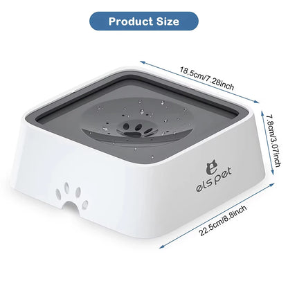 Anti-Spill Pet Water Bowl – Floating Design for Home & Travel