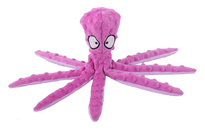 Plush Octopus Dog Toy – Interactive Squeaky Chew Toy