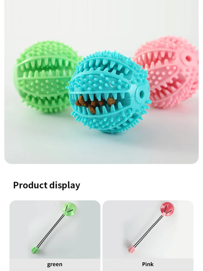 Interactive Suction Cup Dog Toy – Treat Dispensing & Sound Ball